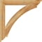 Ekena Millwork Thorton Traditional Rough Sawn Bracket, Western Red Cedar, 4"W x 34"D x 34"H BKT04X34X34THR01RWR - alternate 2